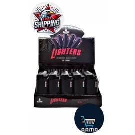 Blink Midnight Black Mini Lighter - (50 Count Display)
