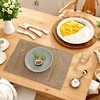 MUNSKT Cotton Place Mats 4 Pcs Place Mats for Table