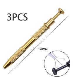 3 PCS Piercing Ball Grabber 4 Prongs Grabber, Septum Ball Screw Tool, Piercing Ball Screw Tool, for Tiny Piercing Ball and IC Chip Electronic Components Small Parts Diamond Painting Beads