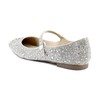 Betsey Johnson Tess Women's Flats Silver Size 5 M