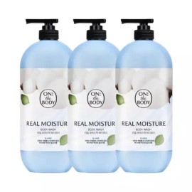 On The Body 온더바디 리얼모이스처 웜코튼 바디워시 900g, 3개 On The Body Real Moisture Warm Cotton Body Wash 900g, 3pcs
