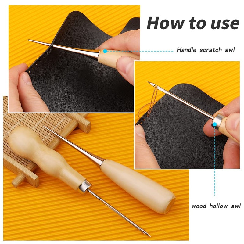 FTEVEN 43 Pieces Upholstery Repair Sewing Kit, Heavy Duty Sewing