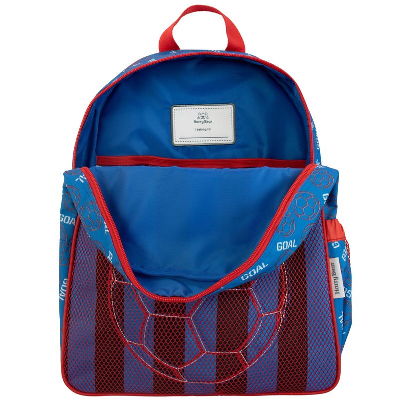 Harry Bear Boys Football Backpack Blue, blue