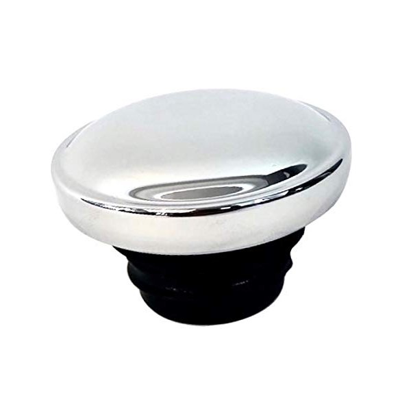 Screw-in Ratcheting Chrome Vented Gas Cap Motorcycle Tank Sportster Bobber