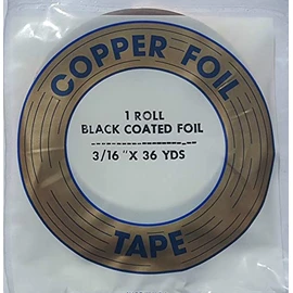 Edco Blac Back Copper Foil - 3/16" x 36 YDS
