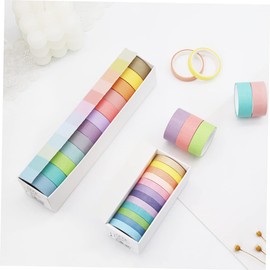 KICHOUSE 12 Pack Wide Decorative Masking Tape Aesthetic Washi Tapes for Scrapbook Planner