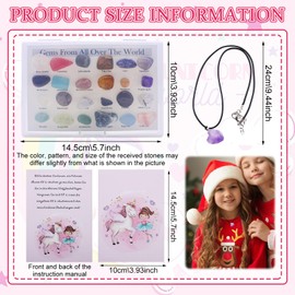 UOY Advent Calendar Gemstones 2024, 24 Days Advent Calendar 2024 Gemstones Children with Gemstones, Advent Calendar Gemstones Christmas Small for Advent Calendar Children