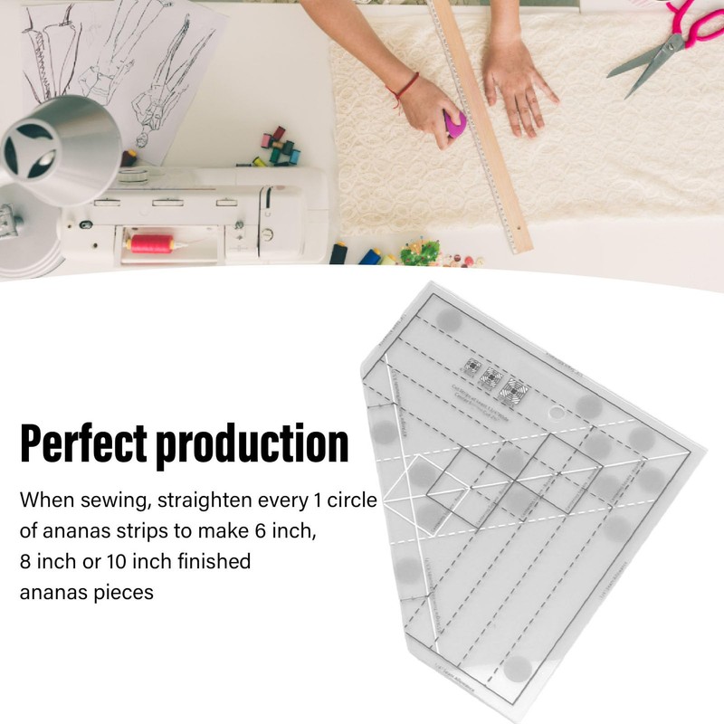 Ids Quilting Ruler, Professional Household Sewing Ruler or Sewing Supplies