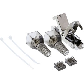 InLine 69992D Cable Connector Cat.6A Shielded Slim Design