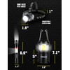 ZeroDark Flashlights Headlamp Lantern 3-Piece Set, Flashlight + Head Lamp