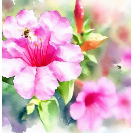 MySeeds.Co Mirabilis Jalapa (Four O'Clock, Pink) Flower Seeds, Delicate Pink Flowers - 1 oz (~ 375 Seeds)