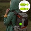 HAIKING Reflective Keychains, 20 PCS Night Light Soccer and Smile