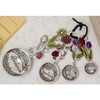Ganz 4-Piece Measuring Spoons Set - Colorful Flower Bouquet