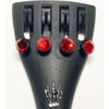 Skeleton Hand Violin Tailpiece - Color: Red