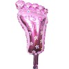 TRIXES 5PC Baby Shower Foil Balloons Decoration Pink Pram Rocking