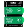 Manbi Pro Jumbo Pair Of Ski Ties Atomic K2 Head Cable Tidy Luggage Strap (Green)