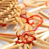 com-four® 52 x Straw Stars in Mix Set - Christmas