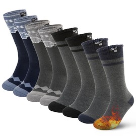 DG Hill Thermal Socks Men - Winter Sock for Cold Weather Warm Socks - Snow Socks Thick Long Thermal Sock for Hunting