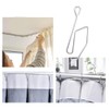 HLIWS Curtain hanging hooks,80 Pcs Curtain hooks track glider hooks,Shower