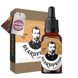 Beardpride Premium Beard Oil | For Beard Care and Skin Care | Supports Your Beard Growth | For a Noticeably Softer and Smoother Beard | Handmade from 100% Cold-Pressed Organic Oils