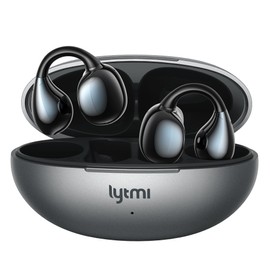 Lytmi-CozyClipOpen Ear Headphones, Clip-On Earbuds with Bluetooth 5.4, Lightweight and Comfortable, Clear Audio, 22-Hour Playtime, IPX4 Waterproof Earphones for Running and Fitness