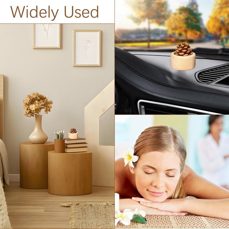 Wooden Essential Oil Diffuser - Beech Wood Aromatherapy Diffuser with
