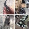 6 Pcs Pry Bar Wrench Adaptor Head Set, Crowbar Adapter