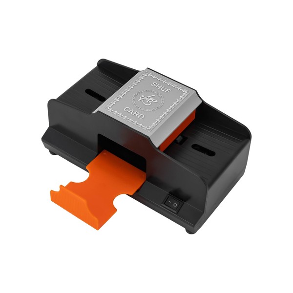 Esyogen Automatic Card Shuffler, Two Shuffling Modes, Card Shuffler, Black