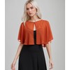 TONGFANTFL Women's Soft Chiffon Capelets Shawls and Wraps for Evening