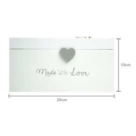 Hugs & Kisses - Wooden Memories Keepsake Box