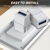 XMSJSIY USB 3.0 Keystone Jack Inserts Adapter 5Gbps USB3.0 A