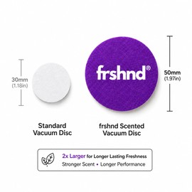 Scented Vacuum Discs - Pack of 3 - Extra Large 50mm Freshening Fragrance Inserts - Long lasting freshness - Elevate your vacuuming experience! - Eliminate Pet Odours