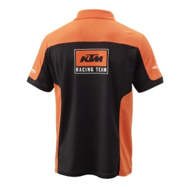 KTM Racing Team Polo Shirt Large Orange/Black