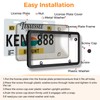 License Plate Cover & Frames, 2 Pack Clear License Plate