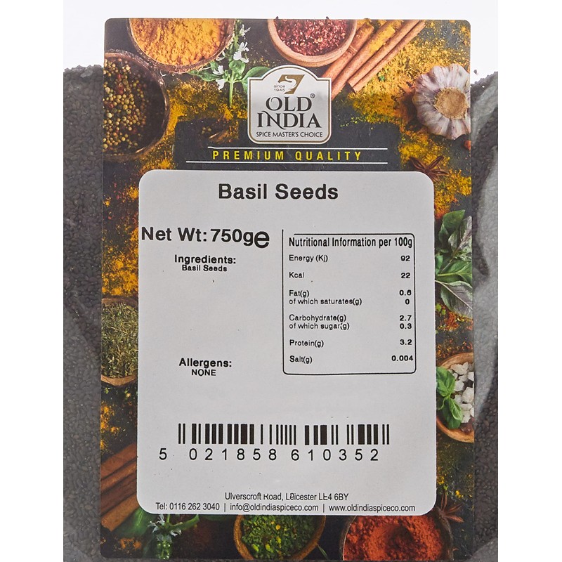 Old India Basil Seeds 750g