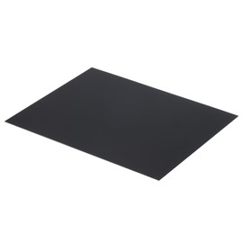 sourcing map ABS Plastic Sheet 10 Inch x 8 Inch x 0.04 Inch ABS Styrene Sheets for Building Model DIY Crafts Panel Black 1 Pcs