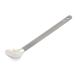 TOAKS Ultralight Titanium Tableware Outdoor Flatware Cutlery Fork and Spoon