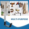 GeeWatom Heavy Duty Steel Garage Hooks,Garage Storage Utility Hooks,Anti-Slip Hanger,