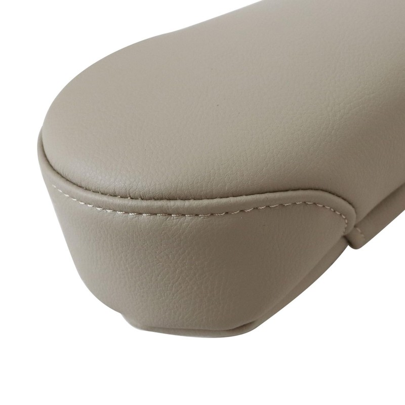 FZJDSD 2pcs Tan Leather Seat Armrest Cover Compatible with Toyota