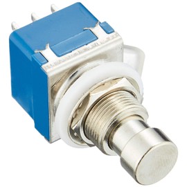 CLIFF 3PDT Foot Switch FC71077 Type 3 Circuit 2 Contact 9 Pin Effector Parts VGS-FSW9BLx1p Blue