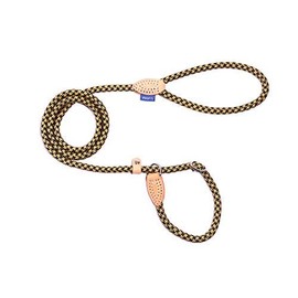 Profti Retriever Lead made from Nylon, Leather Elements, Pull Stop, Big/Small Dogs, 150 cm Long