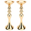 2 Pcs Wedding Flower Stand Exquisite Metal Candle Holder Wedding