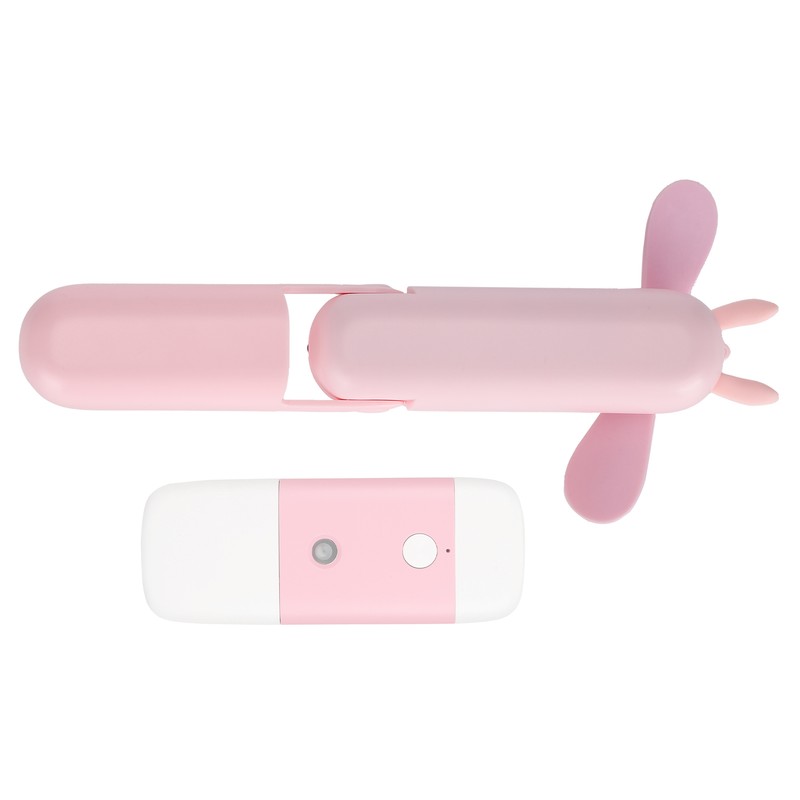 Handheld Fan Mini Small Folding USB Rechargeable Mobile Water Replenisher