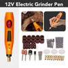 12V Electric Grinder Pen Multifunctional Portable Carving Tool Kit for
