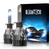 BEAMTECH H1 Fog Light Bulbs 6500K White Fog Bulb Small