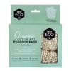 Ever Eco Large Organic Cotton Net Produce Bags, 4 Bags