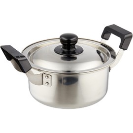Pearl Metal New Danran (Family Gathering) HB-1791 Double-Handed Pot, 7.1 inches (18 cm), Lid Included, Induction Compatible