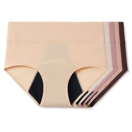 Everdries Washable & Reusable Incontinence Underwear for Women Over 60 - Leakproof, Discreet, Absorbent, Machine-Washable Panties (Comfort Plus, S, Pack of 5)