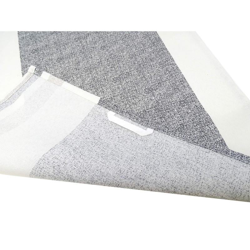Lashuma Kitchen Towels Rustic Grey Beige Striped 48 x 68