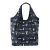Neko-jin 4R46 Compact Eco Bag, L Size, navy